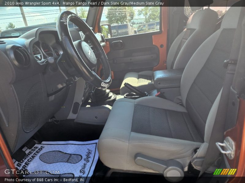 Mango Tango Pearl / Dark Slate Gray/Medium Slate Gray 2010 Jeep Wrangler Sport 4x4