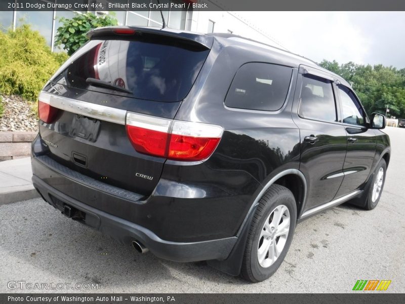 Brilliant Black Crystal Pearl / Black 2011 Dodge Durango Crew 4x4