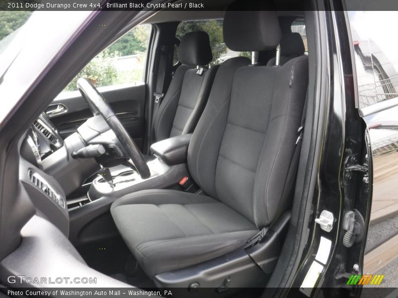 Brilliant Black Crystal Pearl / Black 2011 Dodge Durango Crew 4x4