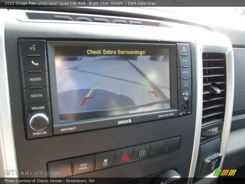 Bright Silver Metallic / Dark Slate Gray 2012 Dodge Ram 1500 Sport Quad Cab 4x4