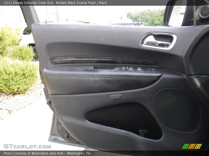 Brilliant Black Crystal Pearl / Black 2011 Dodge Durango Crew 4x4