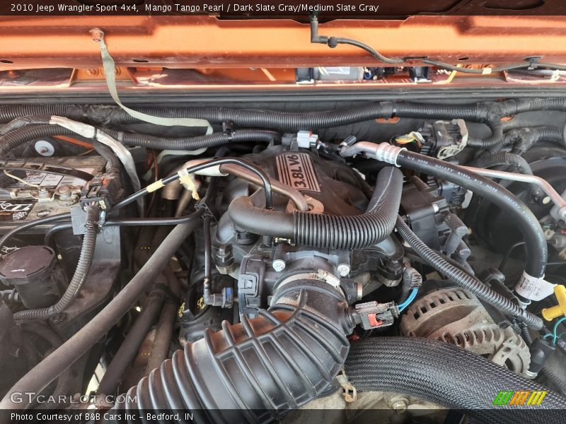 Mango Tango Pearl / Dark Slate Gray/Medium Slate Gray 2010 Jeep Wrangler Sport 4x4