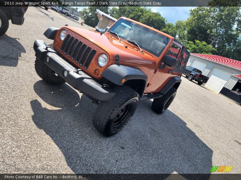 Mango Tango Pearl / Dark Slate Gray/Medium Slate Gray 2010 Jeep Wrangler Sport 4x4