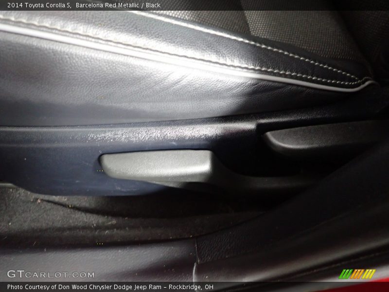 Barcelona Red Metallic / Black 2014 Toyota Corolla S