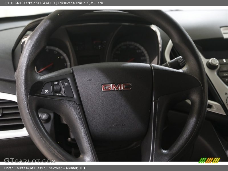 Quicksilver Metallic / Jet Black 2010 GMC Terrain SLE AWD