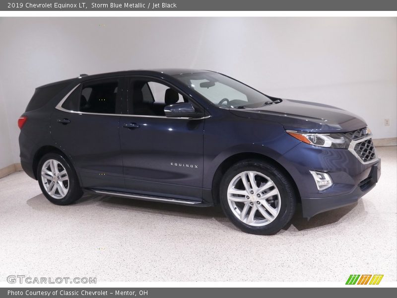 Storm Blue Metallic / Jet Black 2019 Chevrolet Equinox LT