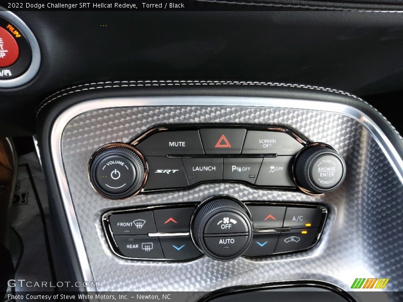 Controls of 2022 Challenger SRT Hellcat Redeye
