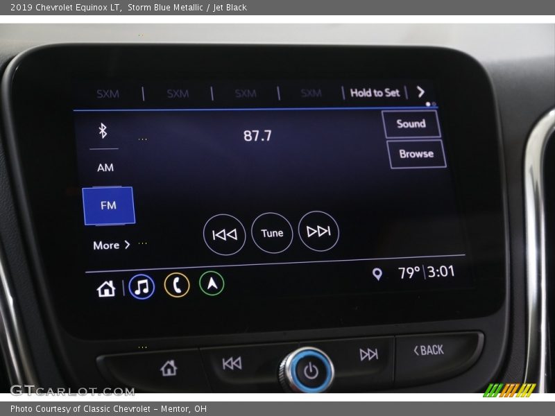 Storm Blue Metallic / Jet Black 2019 Chevrolet Equinox LT