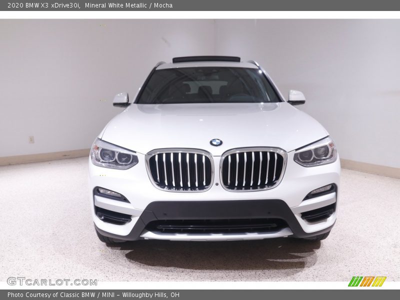 Mineral White Metallic / Mocha 2020 BMW X3 xDrive30i