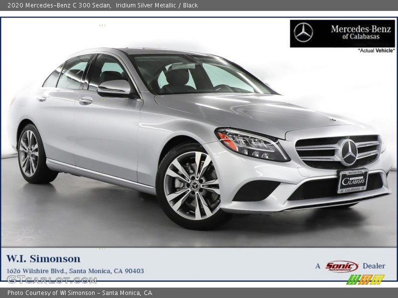 Iridium Silver Metallic / Black 2020 Mercedes-Benz C 300 Sedan