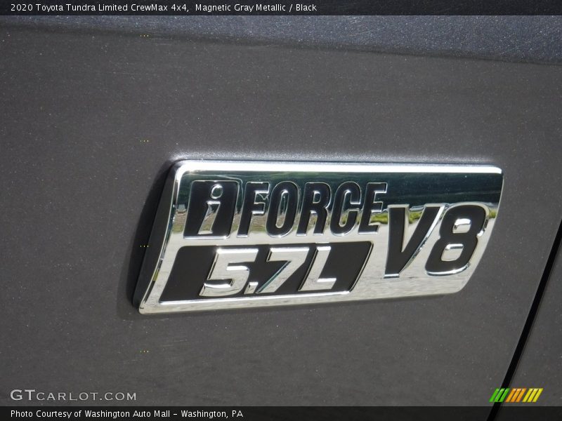 Magnetic Gray Metallic / Black 2020 Toyota Tundra Limited CrewMax 4x4