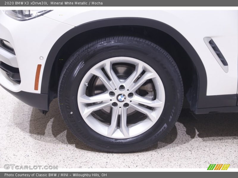 Mineral White Metallic / Mocha 2020 BMW X3 xDrive30i
