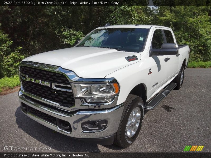 Bright White / Black/Diesel Gray 2022 Ram 2500 Big Horn Crew Cab 4x4