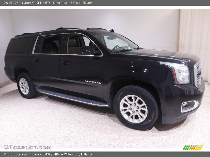 Onyx Black / Cocoa/Dune 2015 GMC Yukon XL SLT 4WD