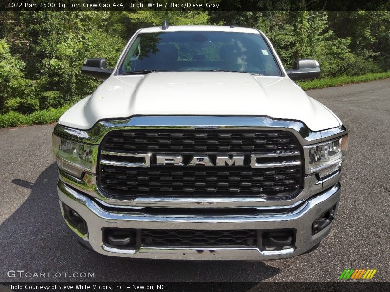 Bright White / Black/Diesel Gray 2022 Ram 2500 Big Horn Crew Cab 4x4