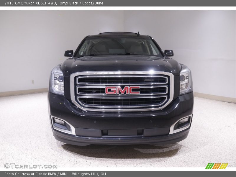 Onyx Black / Cocoa/Dune 2015 GMC Yukon XL SLT 4WD