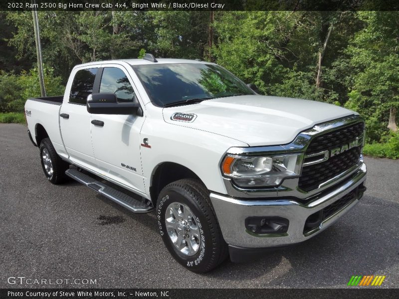 Bright White / Black/Diesel Gray 2022 Ram 2500 Big Horn Crew Cab 4x4