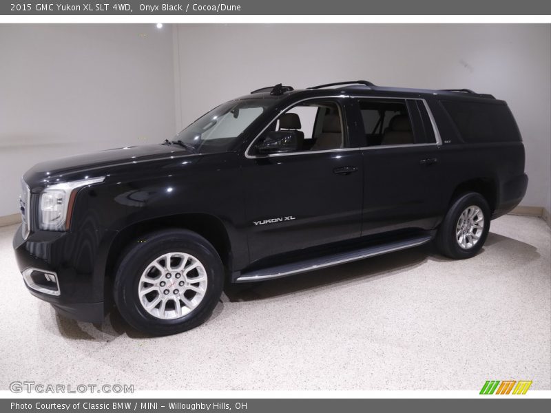 Onyx Black / Cocoa/Dune 2015 GMC Yukon XL SLT 4WD