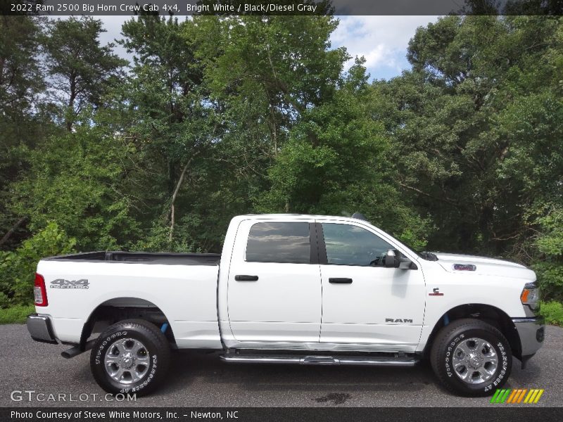 Bright White / Black/Diesel Gray 2022 Ram 2500 Big Horn Crew Cab 4x4