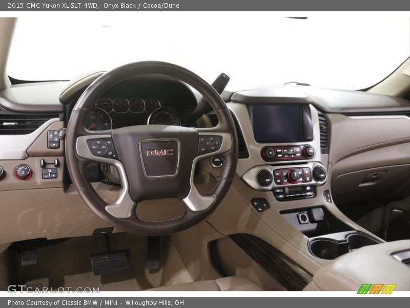 Onyx Black / Cocoa/Dune 2015 GMC Yukon XL SLT 4WD