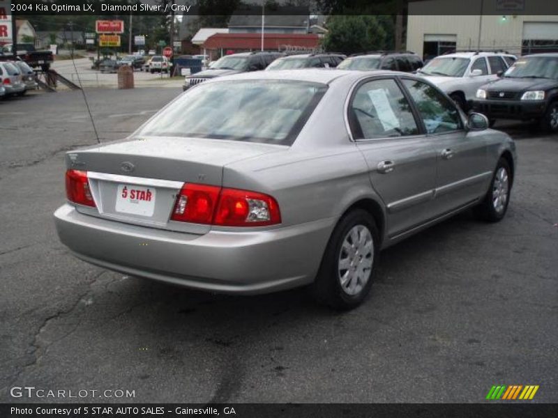 Diamond Silver / Gray 2004 Kia Optima LX