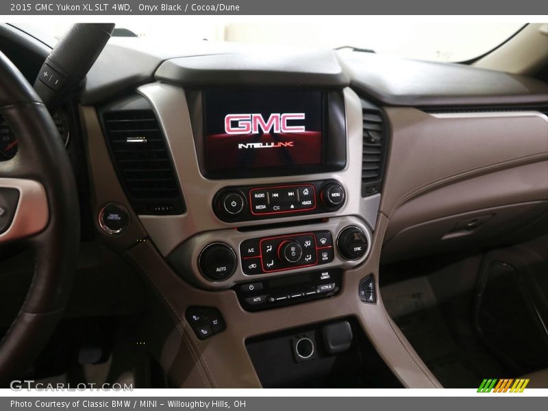 Onyx Black / Cocoa/Dune 2015 GMC Yukon XL SLT 4WD