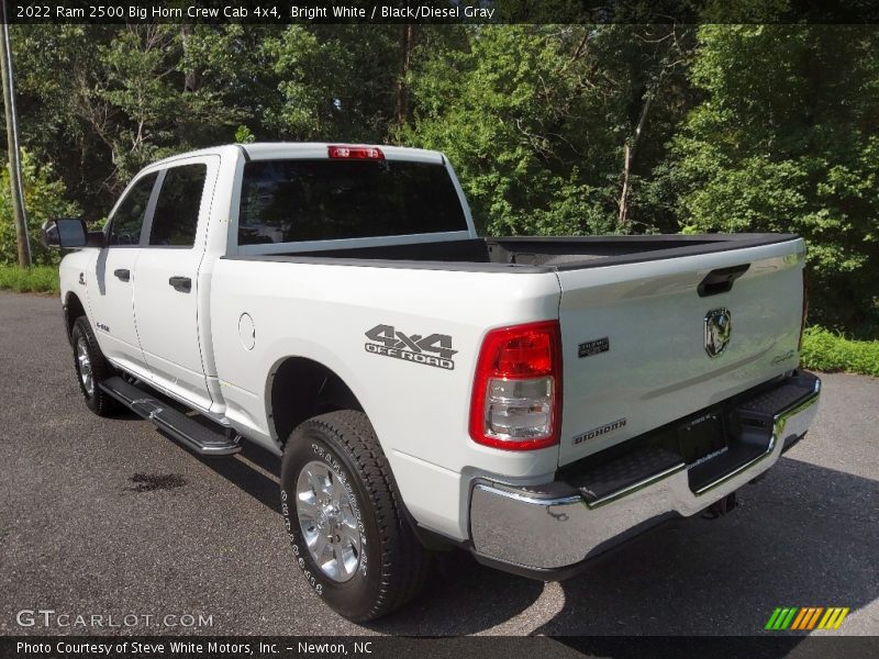 Bright White / Black/Diesel Gray 2022 Ram 2500 Big Horn Crew Cab 4x4