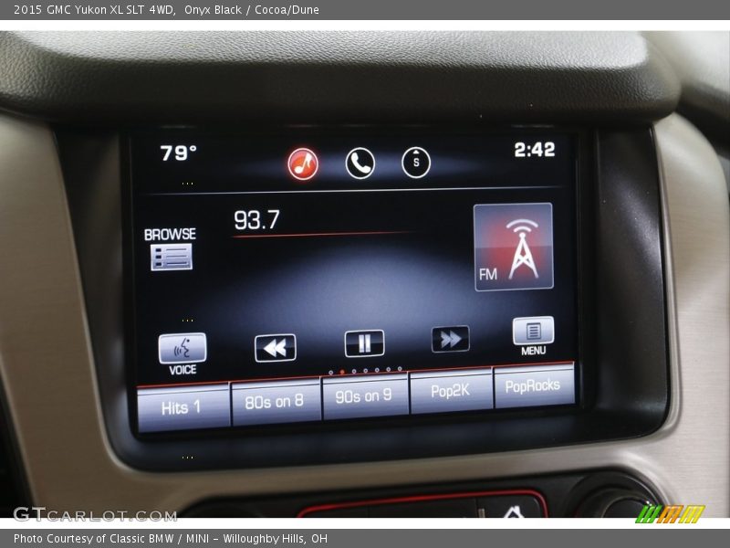 Onyx Black / Cocoa/Dune 2015 GMC Yukon XL SLT 4WD