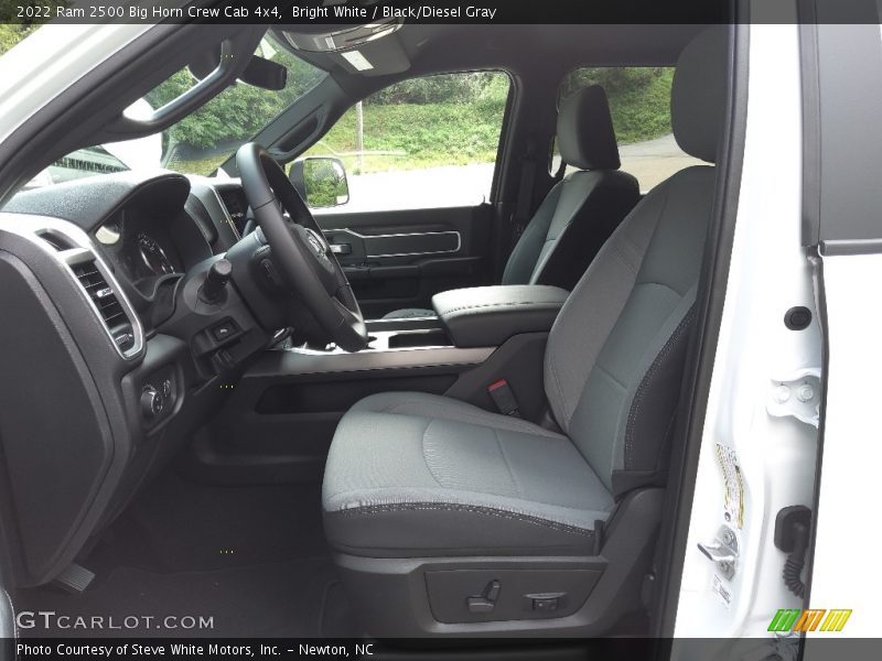 Bright White / Black/Diesel Gray 2022 Ram 2500 Big Horn Crew Cab 4x4
