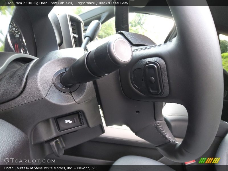 Bright White / Black/Diesel Gray 2022 Ram 2500 Big Horn Crew Cab 4x4