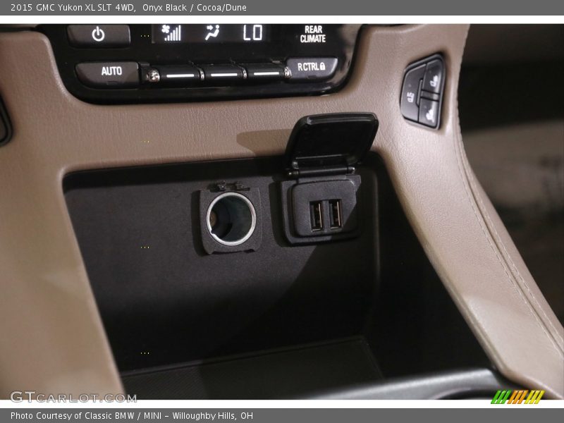 Onyx Black / Cocoa/Dune 2015 GMC Yukon XL SLT 4WD