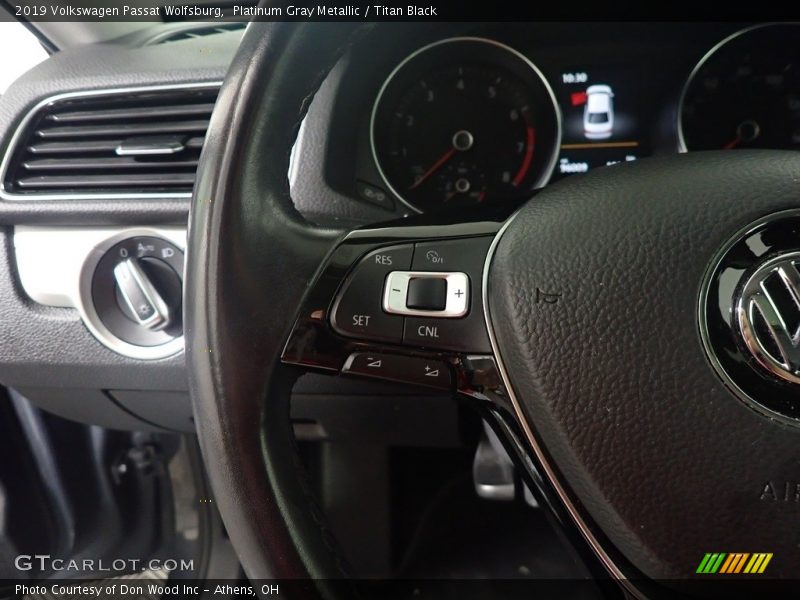 Platinum Gray Metallic / Titan Black 2019 Volkswagen Passat Wolfsburg
