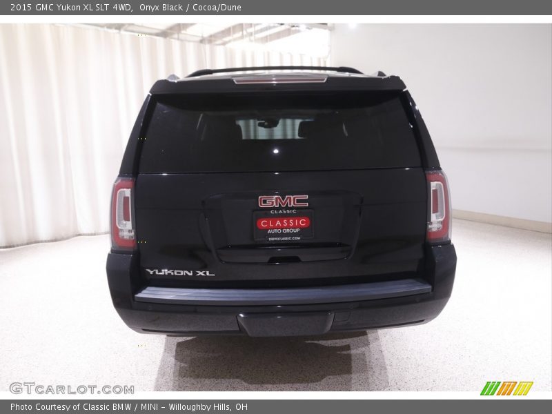 Onyx Black / Cocoa/Dune 2015 GMC Yukon XL SLT 4WD