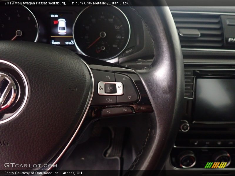 Platinum Gray Metallic / Titan Black 2019 Volkswagen Passat Wolfsburg