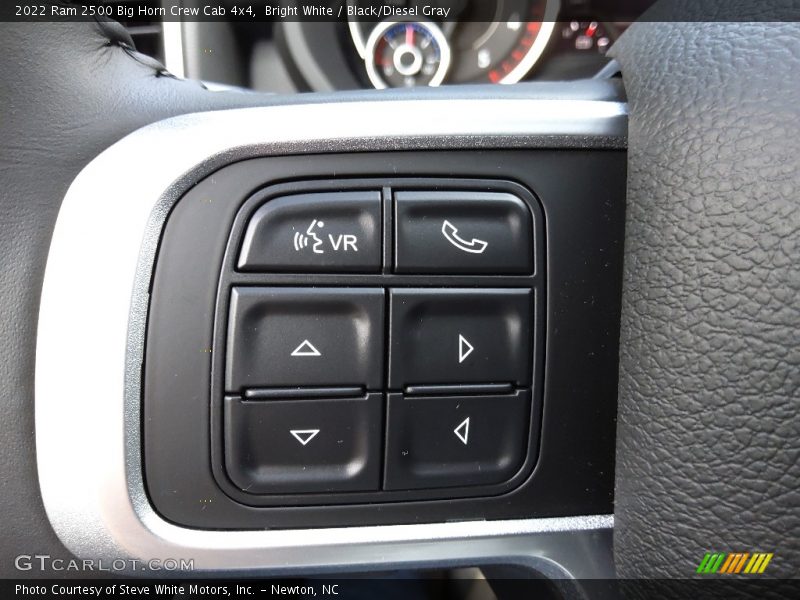 Bright White / Black/Diesel Gray 2022 Ram 2500 Big Horn Crew Cab 4x4