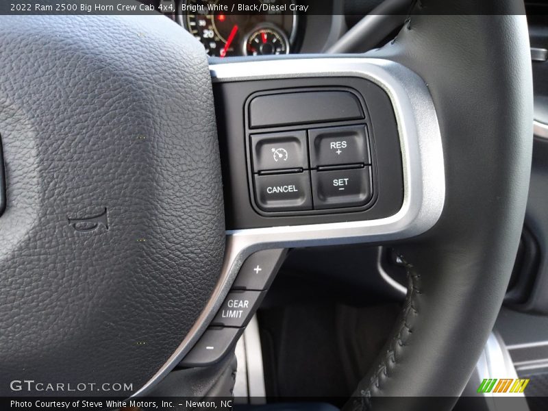 Bright White / Black/Diesel Gray 2022 Ram 2500 Big Horn Crew Cab 4x4