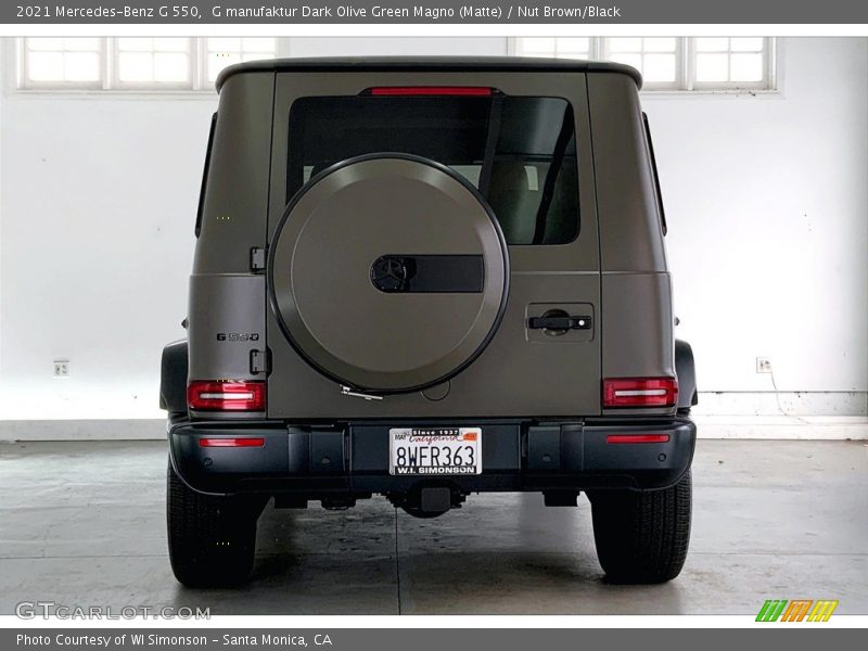  2021 G 550 G manufaktur Dark Olive Green Magno (Matte)