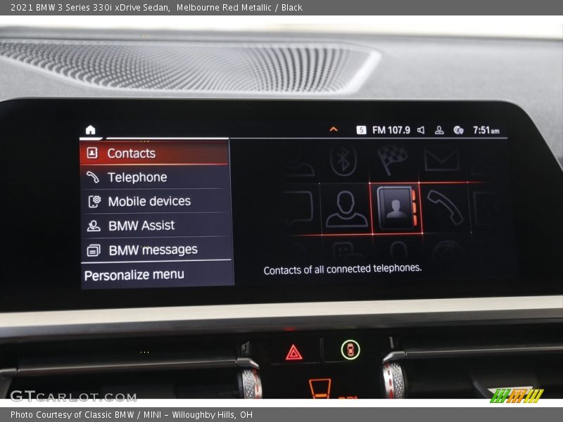 Melbourne Red Metallic / Black 2021 BMW 3 Series 330i xDrive Sedan