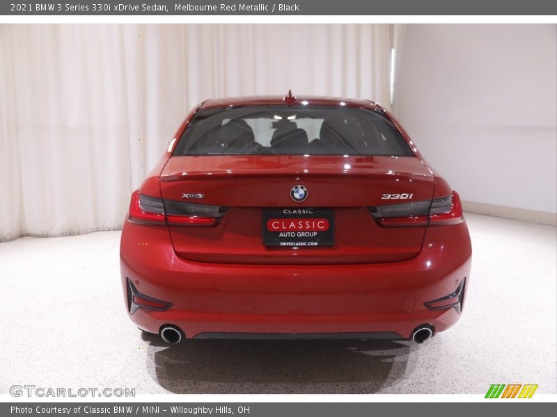Melbourne Red Metallic / Black 2021 BMW 3 Series 330i xDrive Sedan
