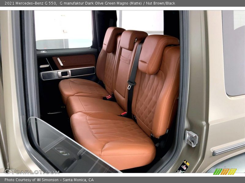 Rear Seat of 2021 G 550