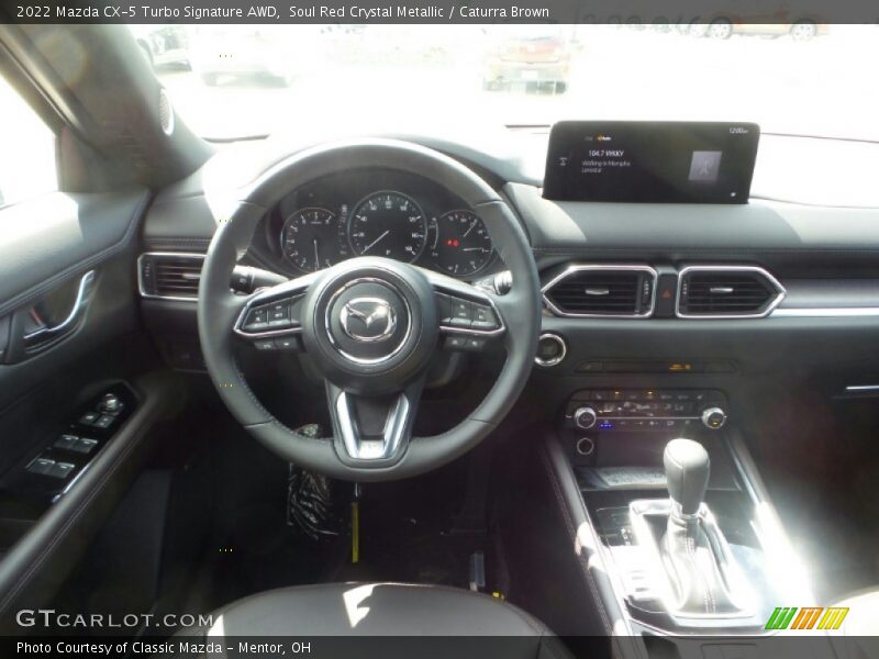 Soul Red Crystal Metallic / Caturra Brown 2022 Mazda CX-5 Turbo Signature AWD