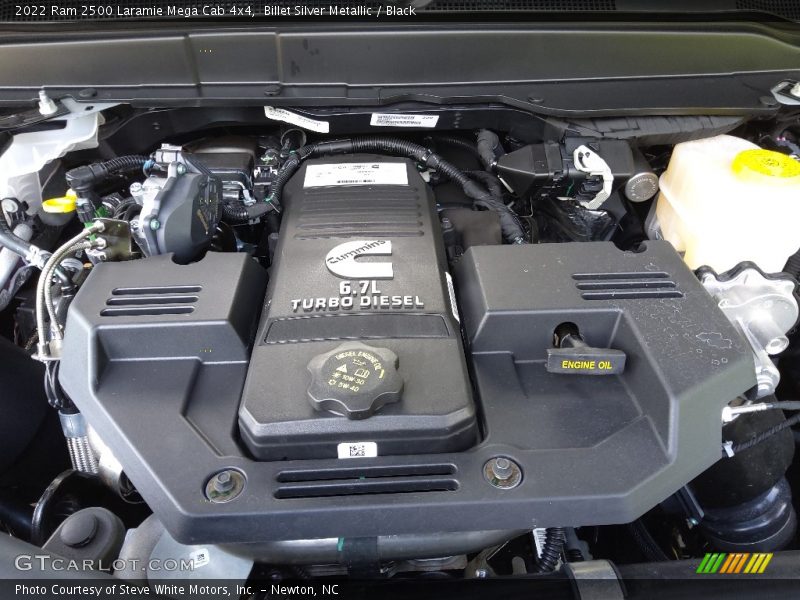  2022 2500 Laramie Mega Cab 4x4 Engine - 6.7 Liter OHV 24-Valve Cummins Turbo-Diesel inline 6 Cylinder