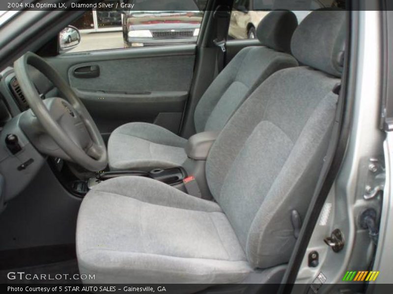 Diamond Silver / Gray 2004 Kia Optima LX