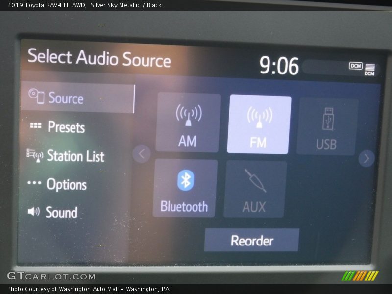 Silver Sky Metallic / Black 2019 Toyota RAV4 LE AWD