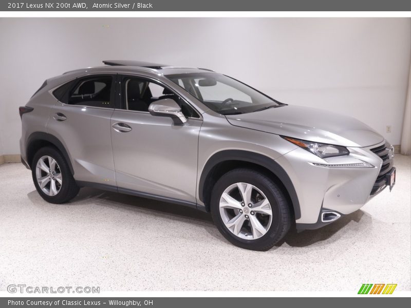 Atomic Silver / Black 2017 Lexus NX 200t AWD