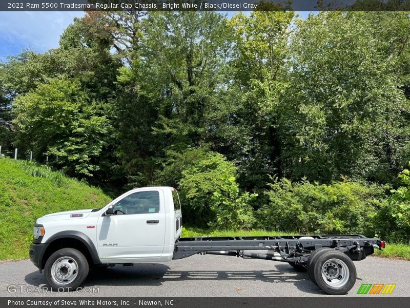 Bright White / Black/Diesel Gray 2022 Ram 5500 Tradesman Regular Cab Chassis
