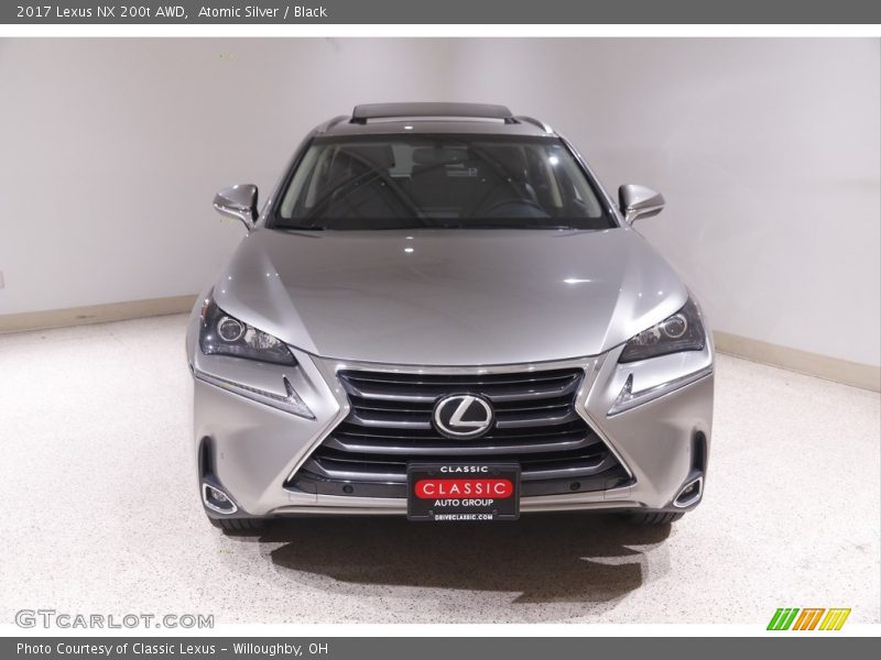 Atomic Silver / Black 2017 Lexus NX 200t AWD