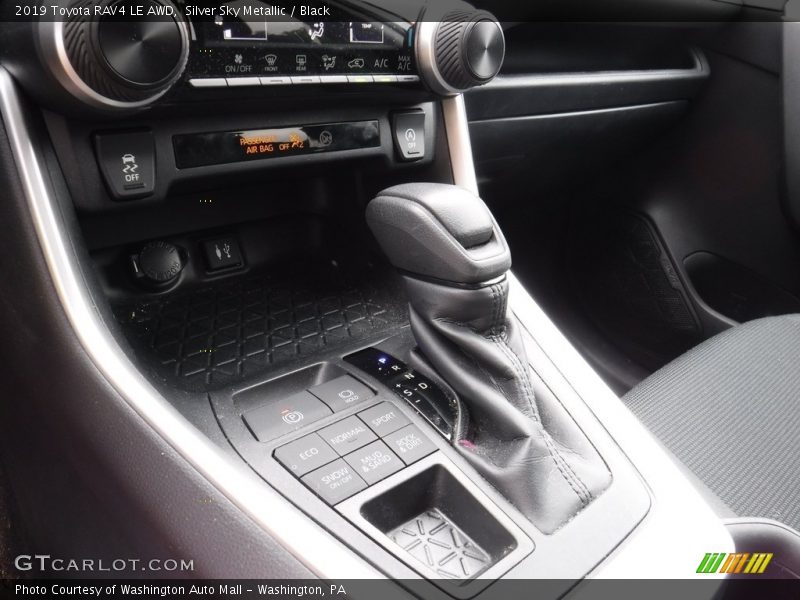 Silver Sky Metallic / Black 2019 Toyota RAV4 LE AWD