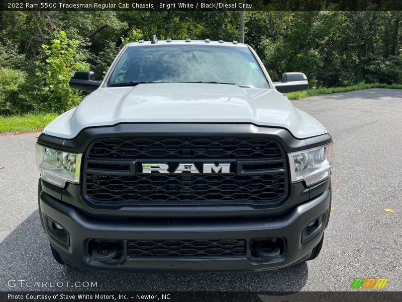 Bright White / Black/Diesel Gray 2022 Ram 5500 Tradesman Regular Cab Chassis