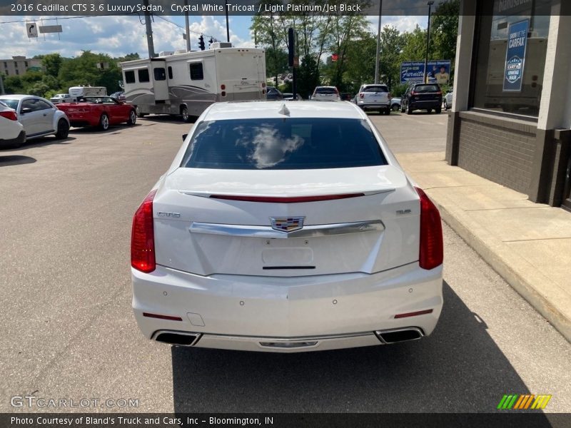 Crystal White Tricoat / Light Platinum/Jet Black 2016 Cadillac CTS 3.6 Luxury Sedan